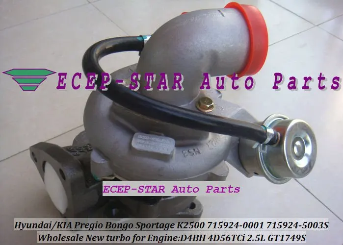 Турбо 715924 715924-5003S 715924-5001S 715924-0002 715924-0003 28200 42700 2820042610 Pregio TDI евро III 2 5/4 100HP
