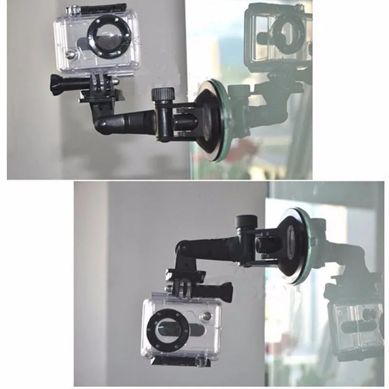 Аксессуары для Gopro, автомобильный держатель на присоске, Крепление для штатива для Go pro 5 4 SJCAM SJ4000 Xiaomi yi EKEN H9 H9R, Экшн-камера