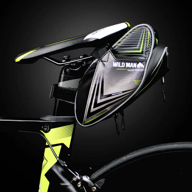 Велосипедные задние Сумки для горной дороги хранения MTB из искусственной кожи