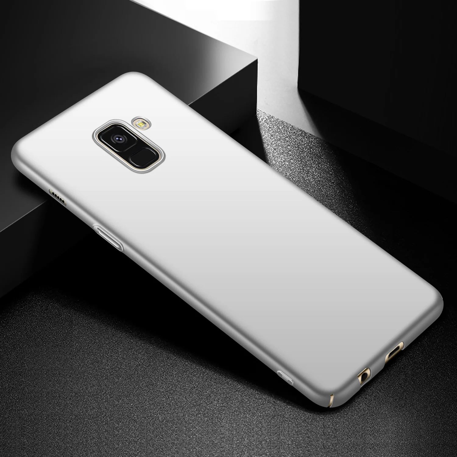 Для samsung Galaxy A8 A8Plus чехол Высокое качество Жесткий ПК Тонкий матовый защитный чехол для задней панели чехол s для samsung a8 plus