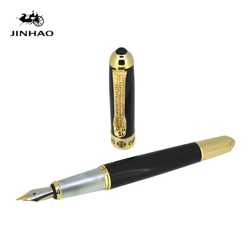 Jinhao 1000 перьевая ручка со средним наконечником с глазами drogan иридиевая
