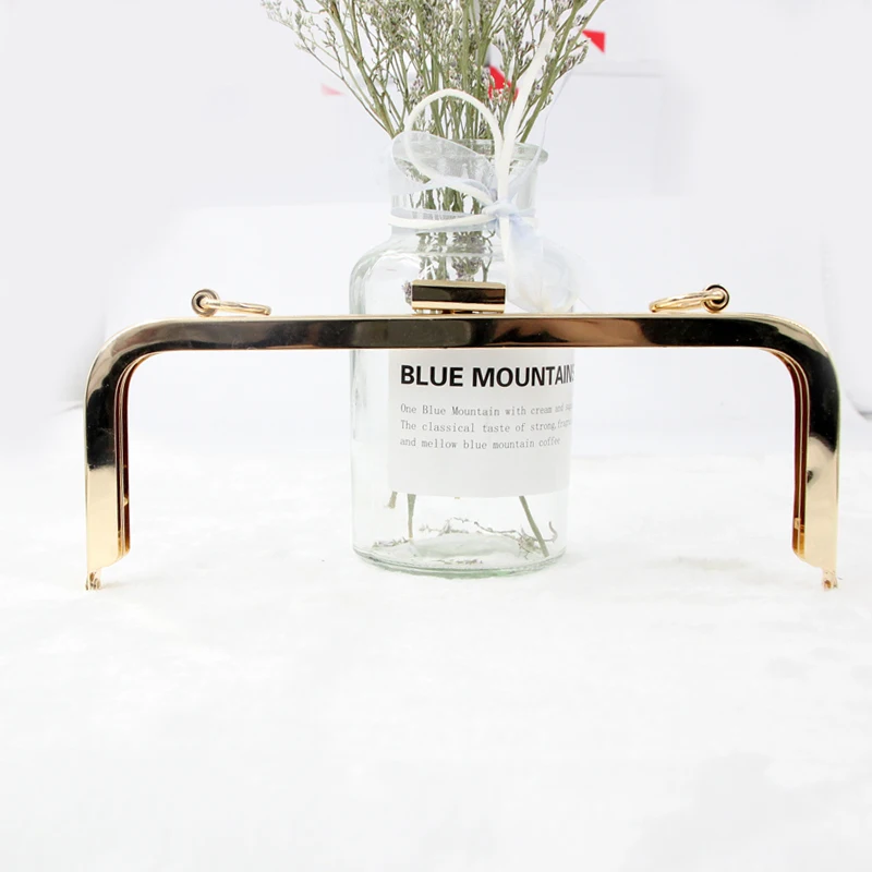 gold 21 см золотые античные латунные металлические застежки, аксессуары для кошельков, сумок, сумок, каркасов, вешалок, Obag, ручка, сделай сам, сумка, кошелек, ручка, рама - Цвет: gold