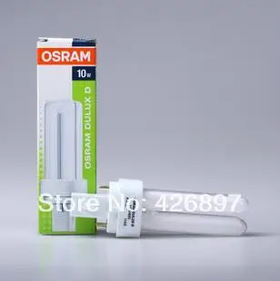 Компактная флуоресцентная лампа DULUX D 13W LUMILUX G24d 1 2 pins D/D 13W/827 13W/840 13W/865