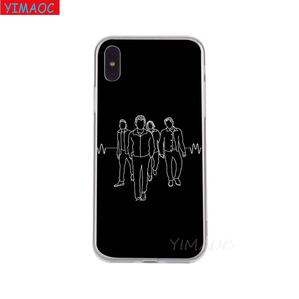 Мягкий чехол YIMAOC Arctic Monkeys из ТПУ и силикона для iPhone 8 7 6 6S Plus 5 5S SE X XR XS 11 Pro Max |