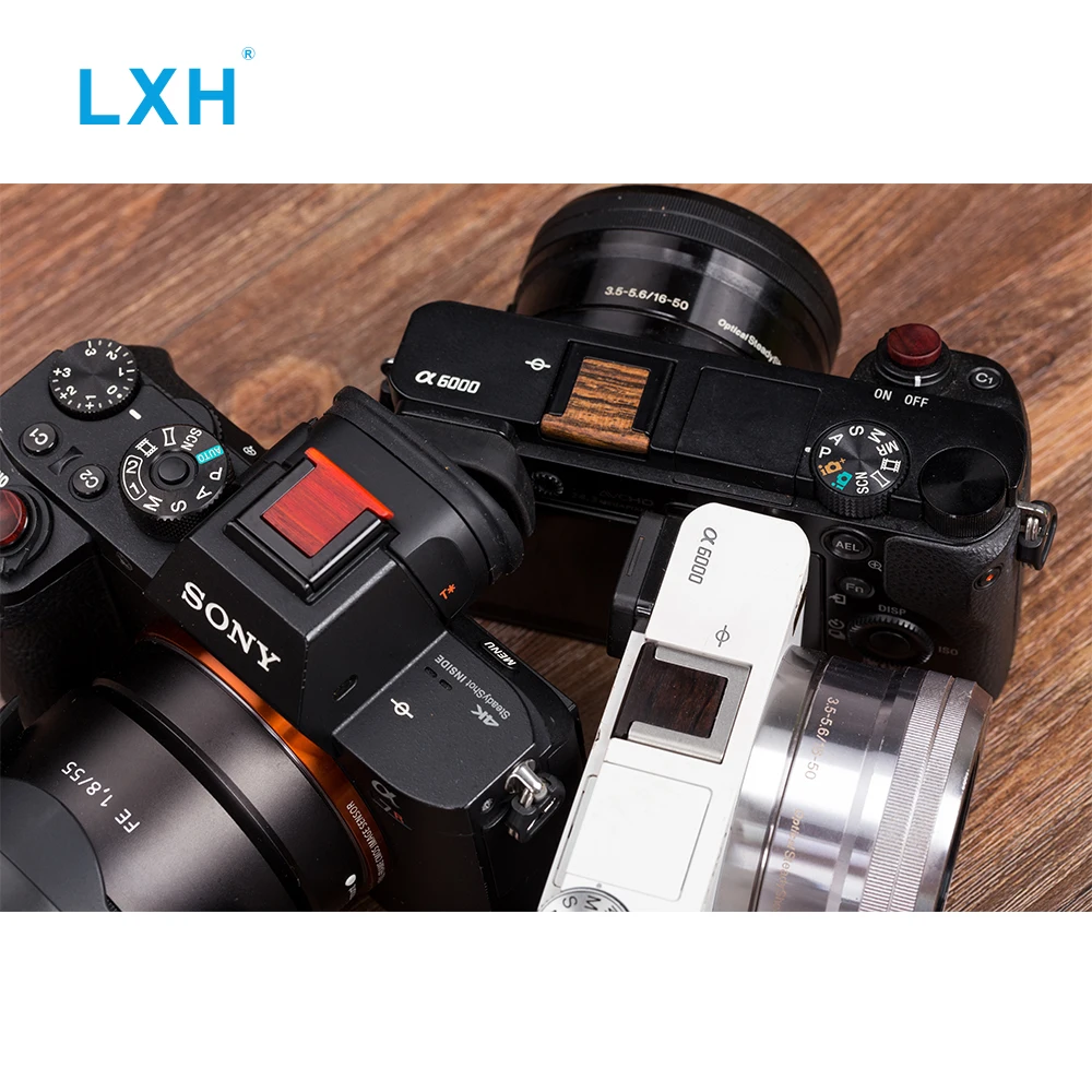 Деревянная крышка горячего башмака для камеры LXH Sony Alpha A9 A7 A7R A7RII A7II A3500 A6000 NEX