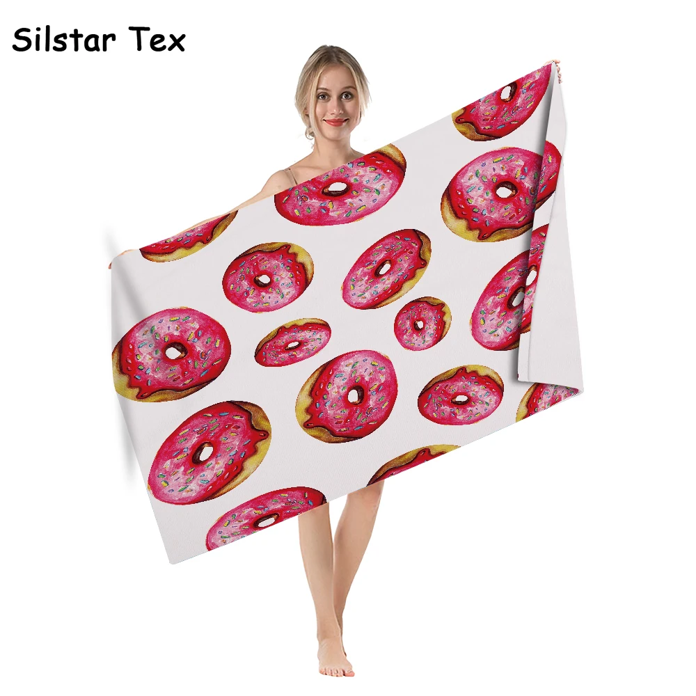 Silstar Tex пончик удобное пляжное полотенце s поглотитель из микроволокна для душа