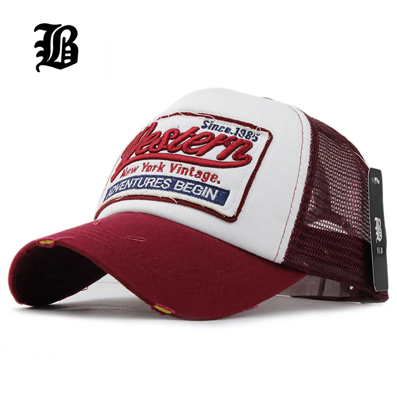 

[FLB] Summer Baseball Cap Embroidery Mesh Cap Hats For Men Women Gorras Hombre hats Casual Hip Hop Caps Dad Casquette F207