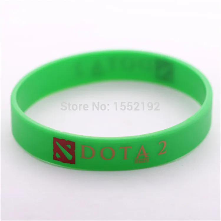 Free Shipping Hot Sale RPG Game Dota2 logo Silicone Gel Bracelet Wristband | Украшения и аксессуары