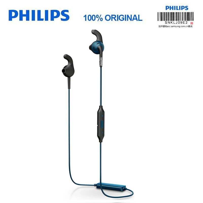 

Philips SHQ6500 original Bluetooth wireless headset sports headset with microphone mobile phone and music passed official test