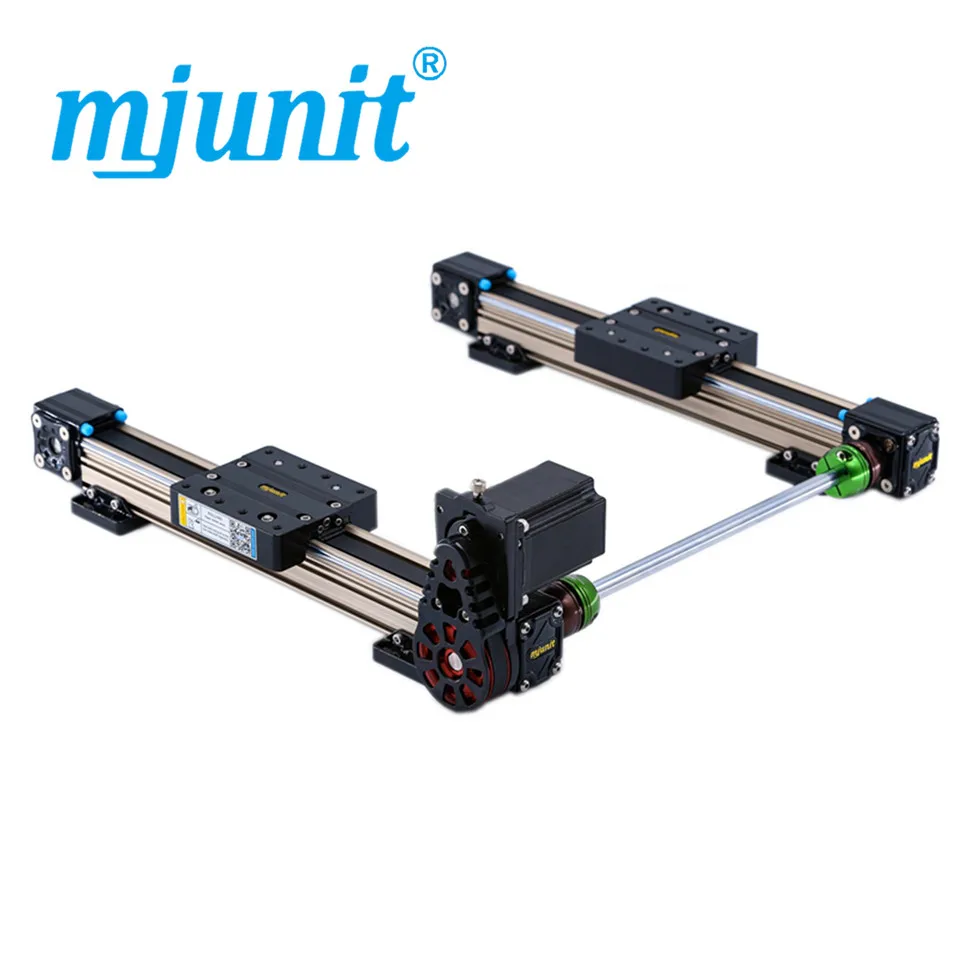 

mjunit interactive led screen slide rail TV electric push-pull mobile touch Led linear motion bearing rail exhibition hall