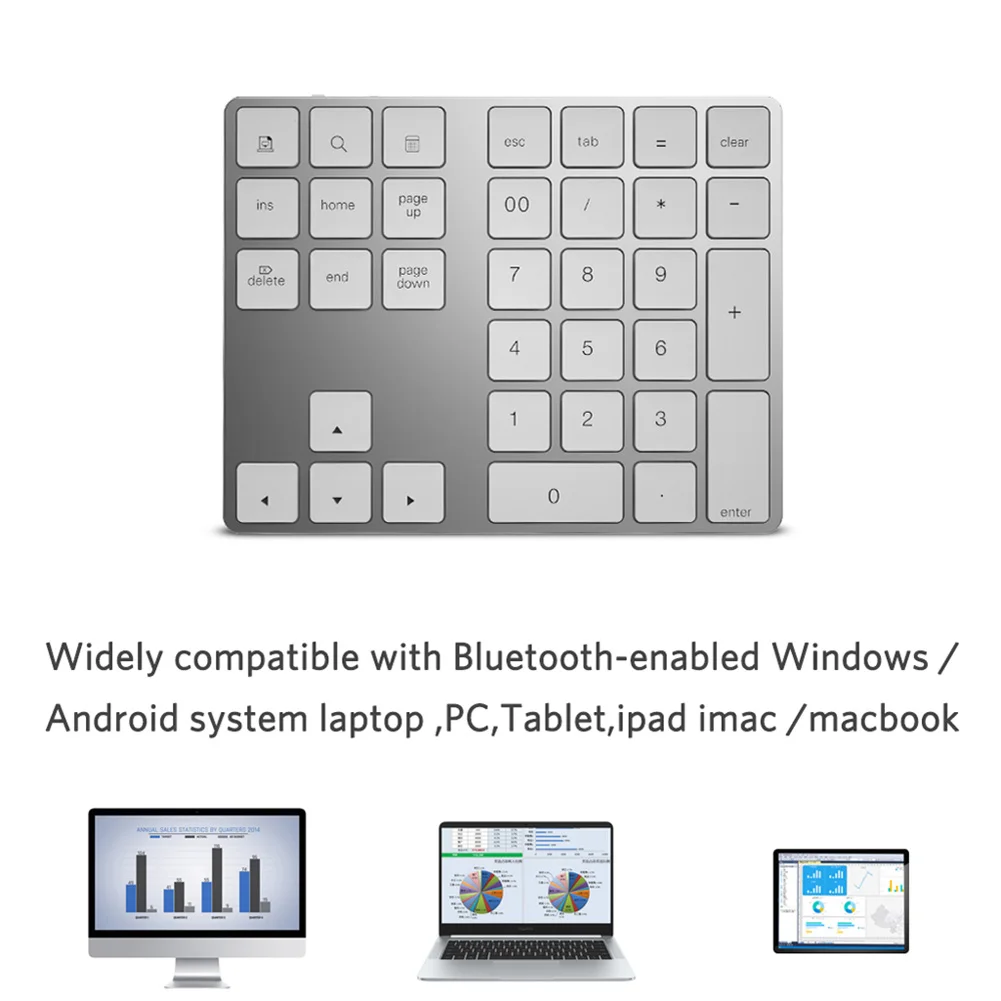 Новая популярная клавиатура с цифрой Bluetooth цифровая мини 34 клавиши из