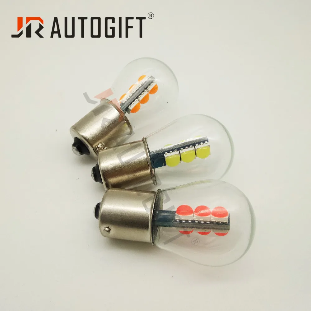 20x новый автомобильный Стайлинг S25 Автомобильные светодиодные лампы 3030 6SMD BA15S BAY15D