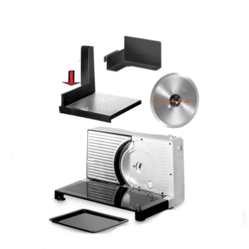 

110V / 220V Electric Home Use Food Slicer Fruit Lamb Slice Cut Into Pieces Cut Meat Adjustable Thickness