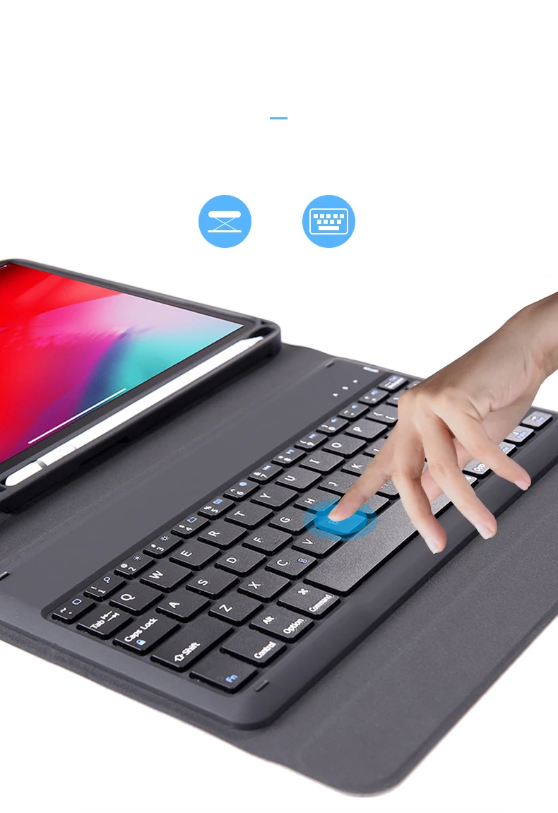 Чехол для iPad Pro 11 ультра тонкий беспроводной Bluetooth чехол-клавиатура для iPad 11+ подарок