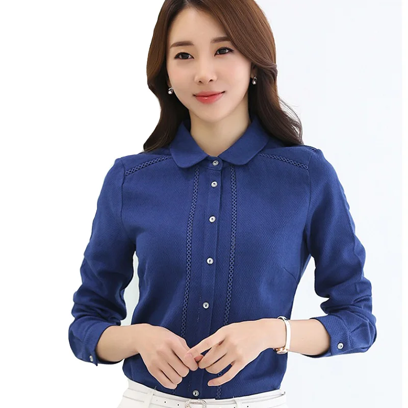 Новая Коллекция Весна лето женщин Способа топ плюс размер шифон рубашки тонкий