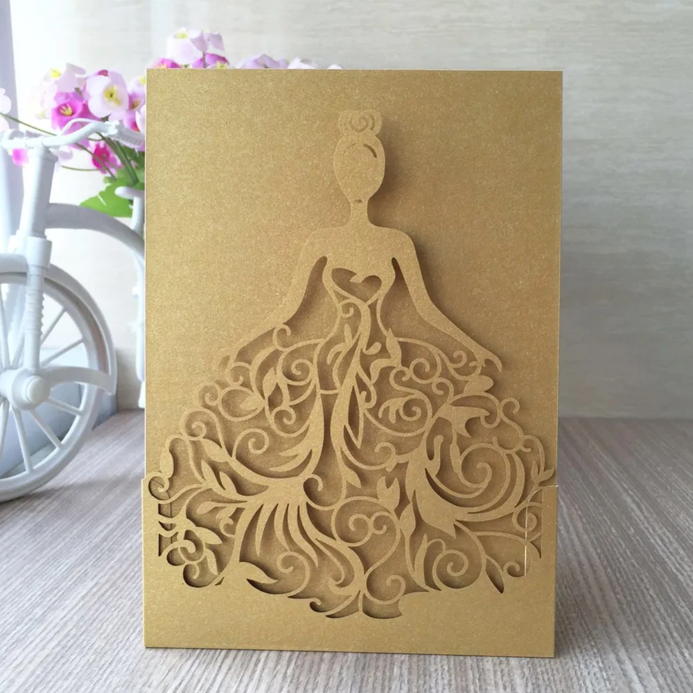 Красивая девушка пригласительная карта для взрослых разные цвета на заказ|card