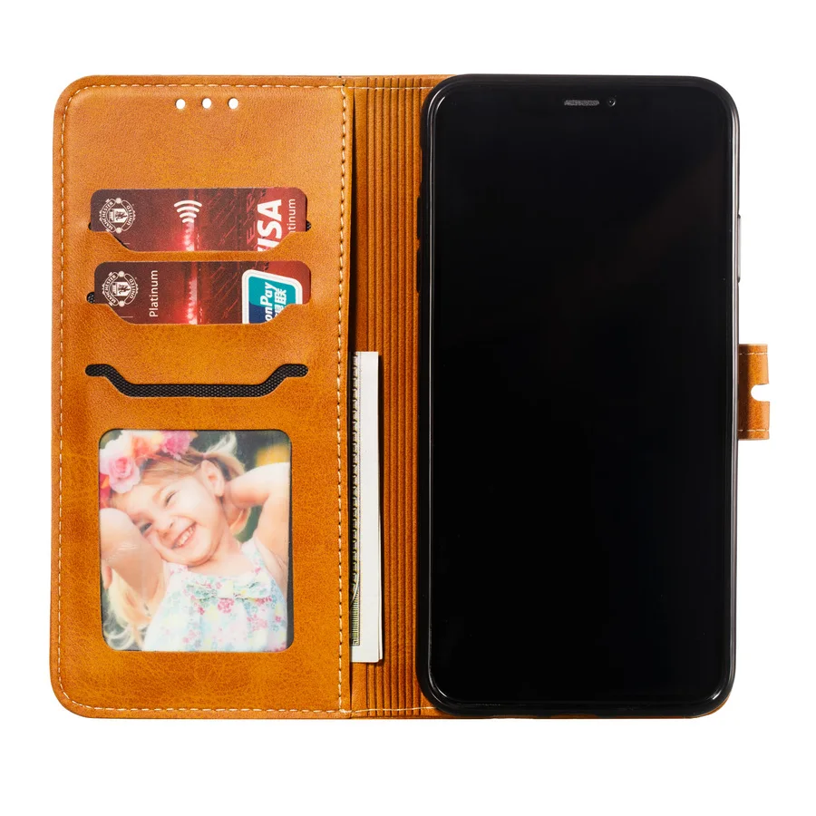 Тиснение милый кот Флип кожаный чехол для Iphone 12 Mini 11 pro Xr Xs Max SE 2020X8 7 6 Plus роскошный