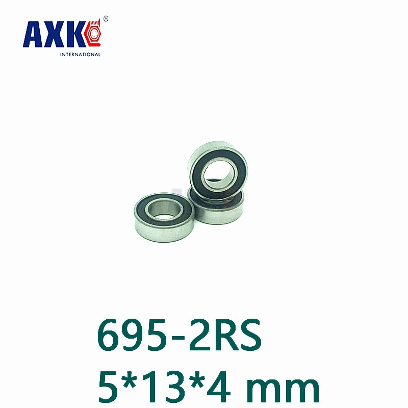 Axk Бесплатная доставка 10 шт./лот высококачественный подшипник 695-2rs 695 Rs резиновые