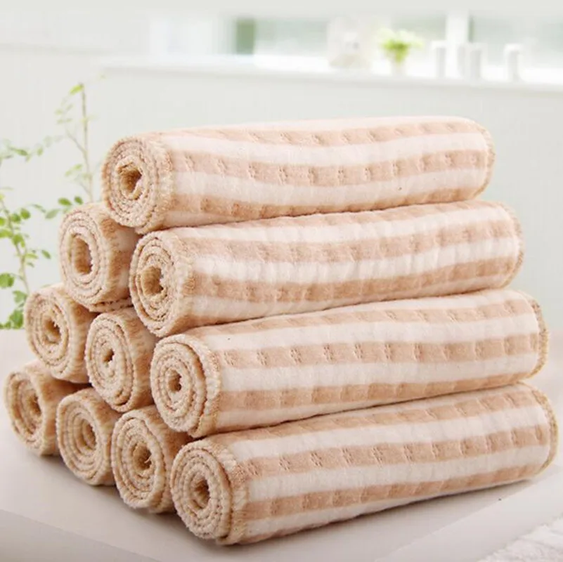 10 шт./лот органический хлопок 3 слоя Детские тренировочные штаны многоразовые