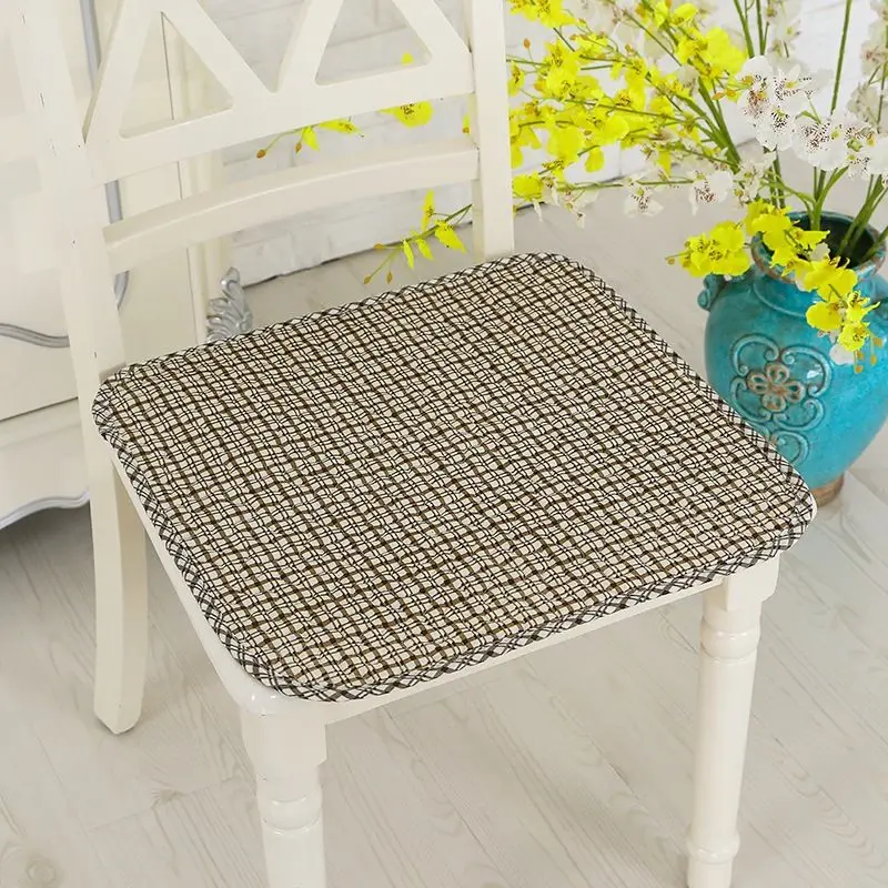 Подушка для стула зимняя утолщенная подушка сиденья хлопковая мягкая