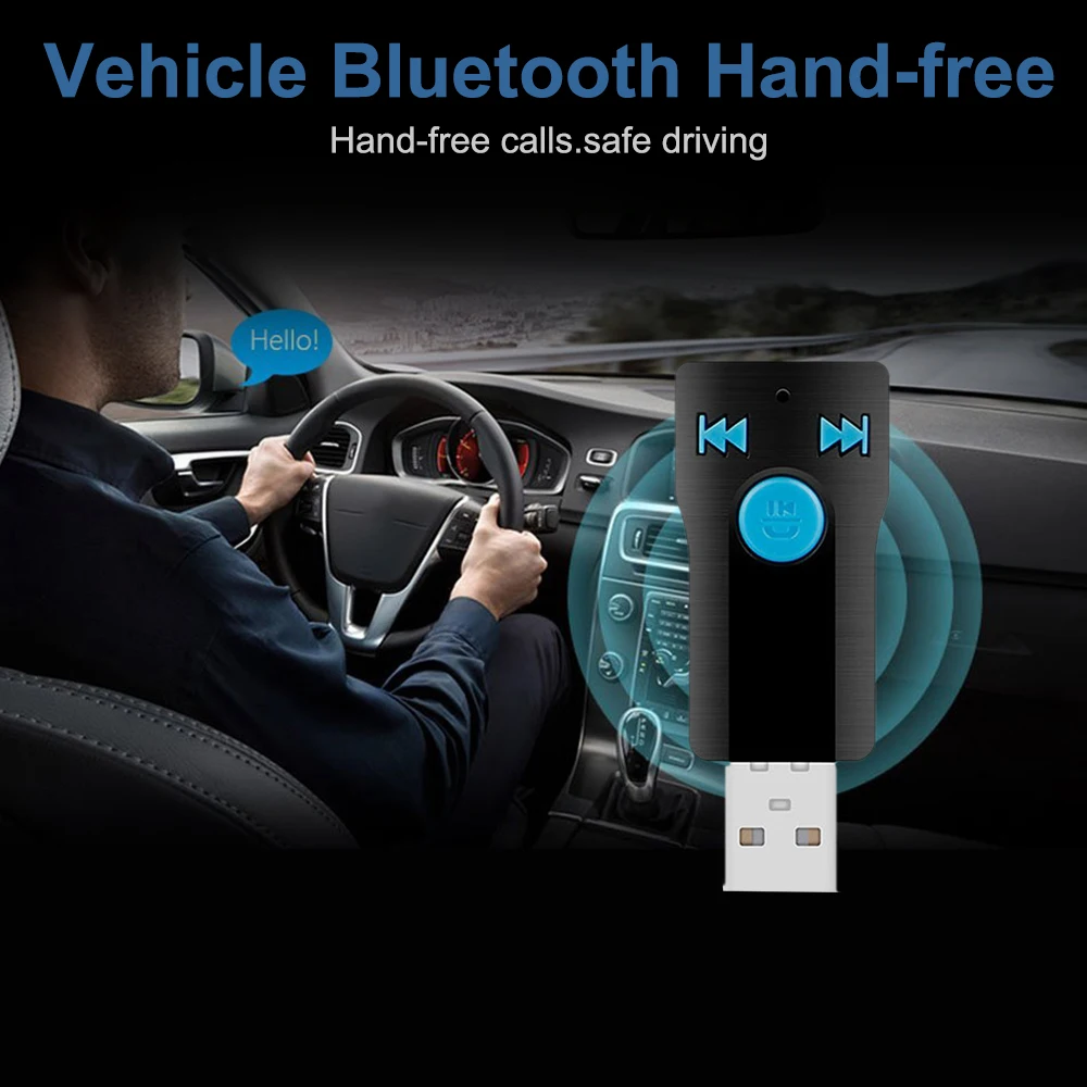 DDHAO автомобиля Bluetooth громкой связи USB MP3 Музыка Аудио приемник Поддержка SD карты