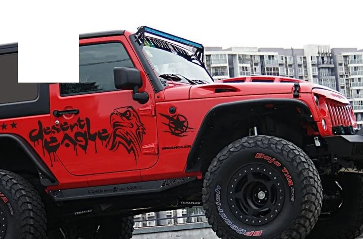 Левая сторона автомобиля Наклейка s настраиваемый пустынный Орел наклейка на