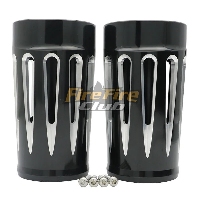 Для Harley Touring Road King Electra Street Glide FLHX FLHR 1984-10 11 12 13 передняя вилка загрузки слайдер чехлы