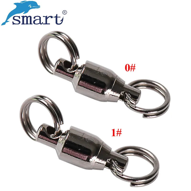 Шарикоподшипник шарнирный из нержавеющей стали 0 #1 # тест 15 кг 20 50 шт.|Рыболовные