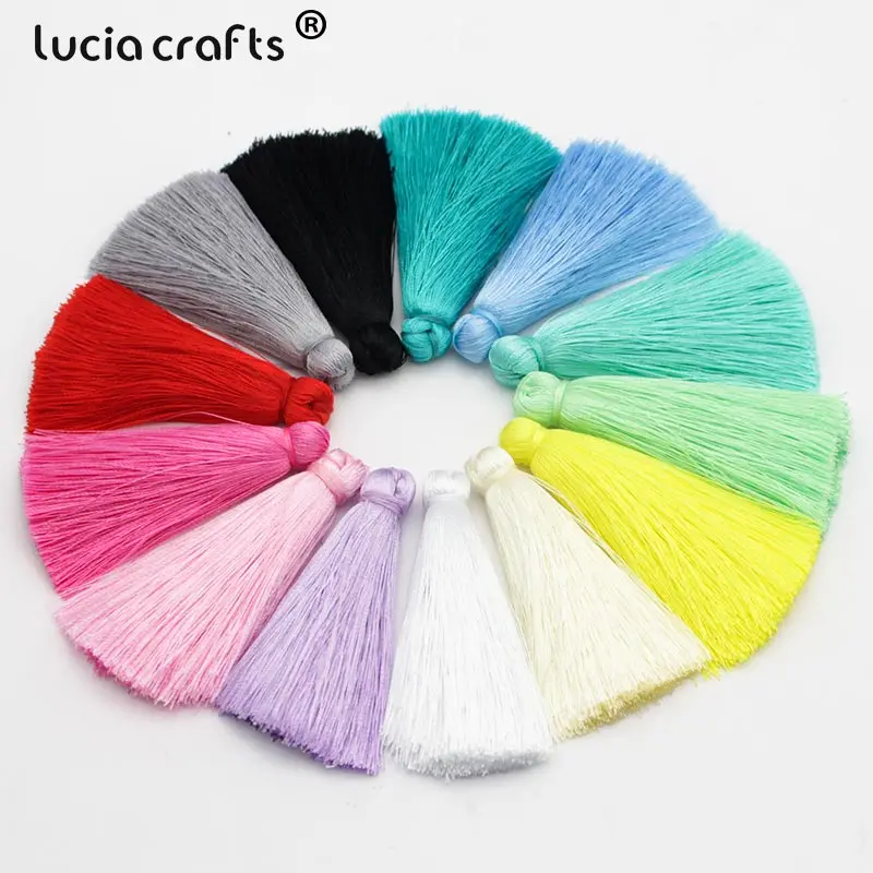 

Lucia crafts 70 мм многоцветная кисточка для украшения дома аксессуары для одежды 5 шт./лот I0109