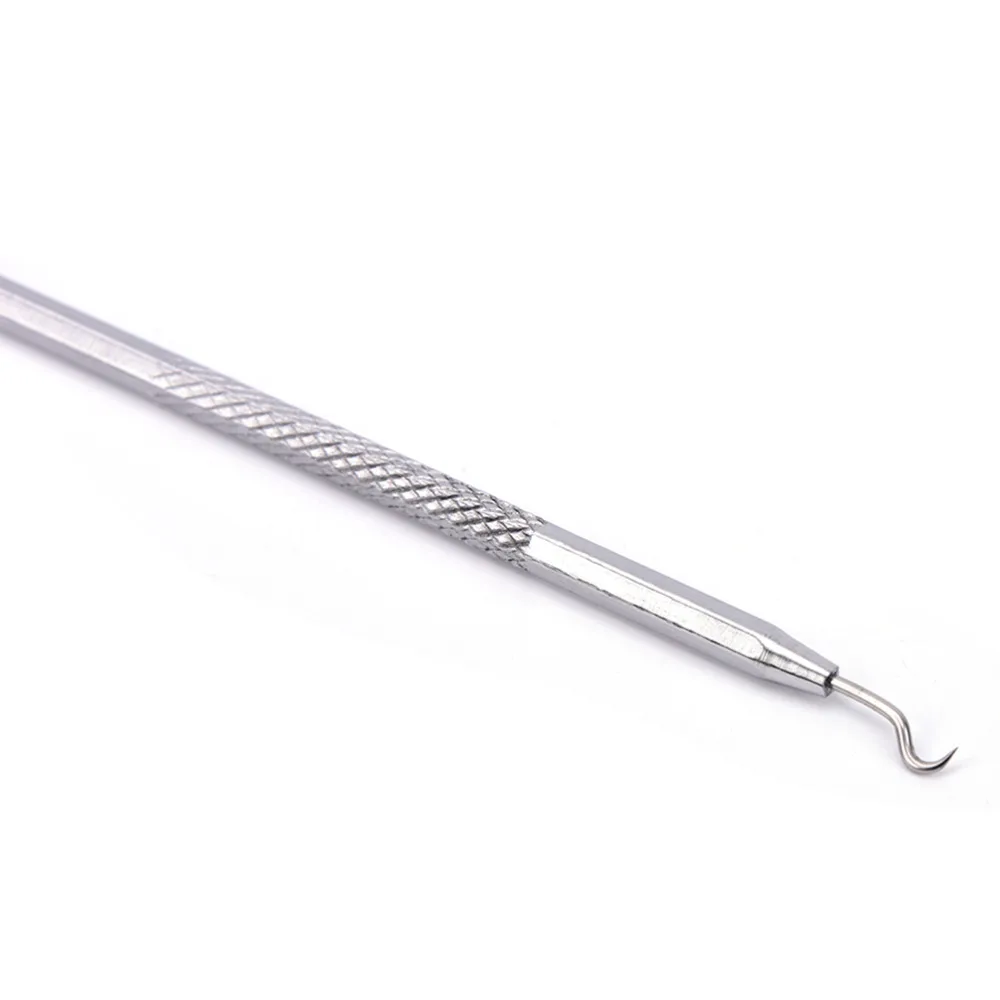 

Bend Stainless black Head Pimples Acne Needle Tool Face Care Blackhead Comedone Acne Blemish Extractor Remover length 12.5cm