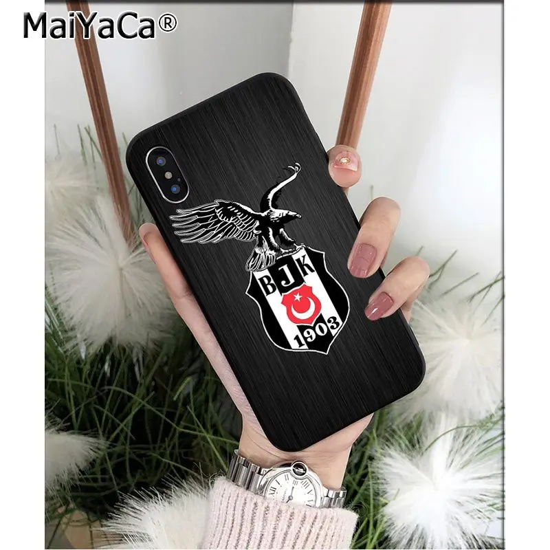A15 MaiYaCa индейка Besiktas Футбол ТПУ мягкий высококачественный чехол для телефона для Apple iPhone 8 7 6 6S Plus X XS MAX 5 5S SE XR чехол - Цвет: A15