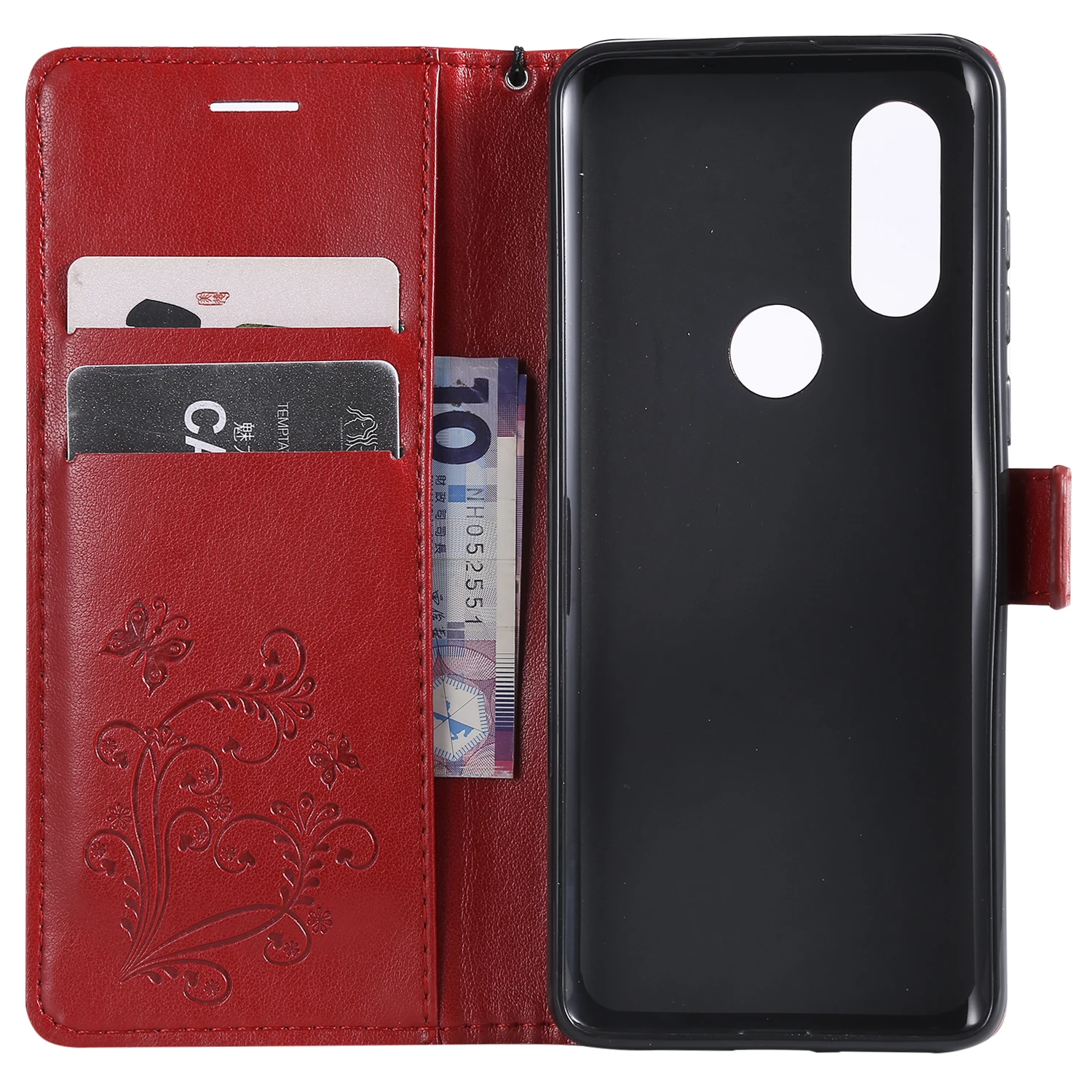 Кожаный чехол с откидной крышкой для Motorola P40 Moto Z4 Play G7 Plus Power US EU версия 3D рельефная