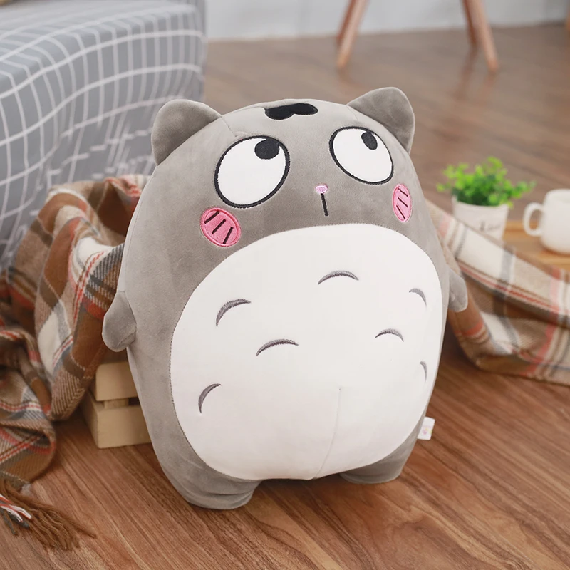 Гигантский Kawaii 40/50/70/85 см kawaii Детские Тоторо плюшевые игрушки для детей, подарки на день рождения праздник подарок куклы Мягкие подушки мягкие плюшевые игрушки