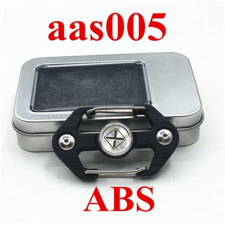 1pc ABS Black 1 шт. металл/бутылка из АБС-пластика брелки в виде Открывашки Спиннер-Спиннер кольцо для ключей гироскоп Vinger Spiner Многофункциональный Альпинист Топ Спиннер игрушки - Цвет: 1pc ABS Black