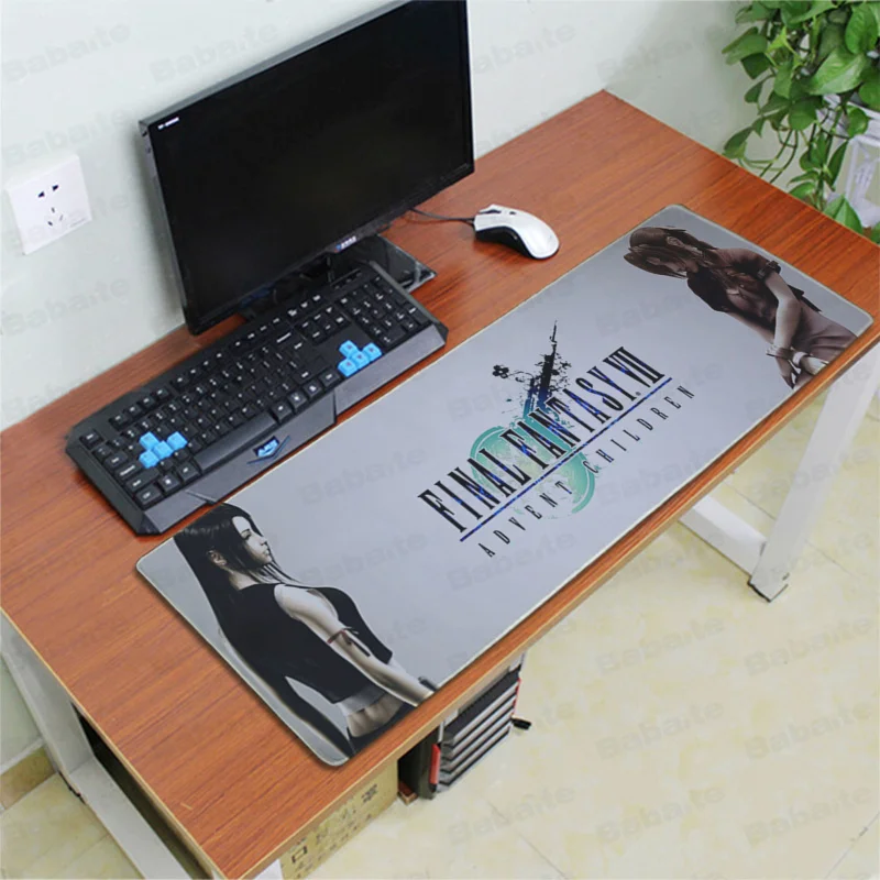 Lock Edge 40X90cm Babaite мой любимый Final Fantasy VII игровой плеер стол ноутбук резиновый коврик для мыши большой коврик для мыши клавиатуры коврик - Цвет: Lock Edge 40X90cm