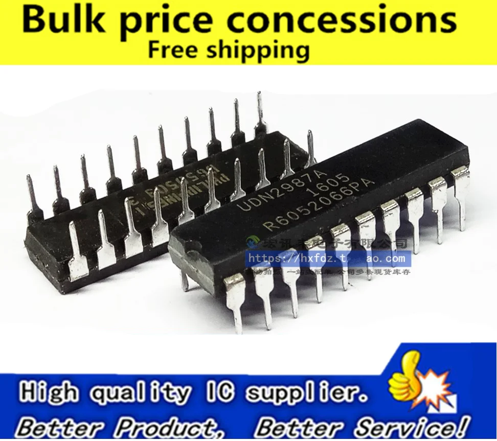 

Free Shipping 2pcs/lots UDN2987A UDN2987AT UDN2987A6T UDN2987 DIP-20