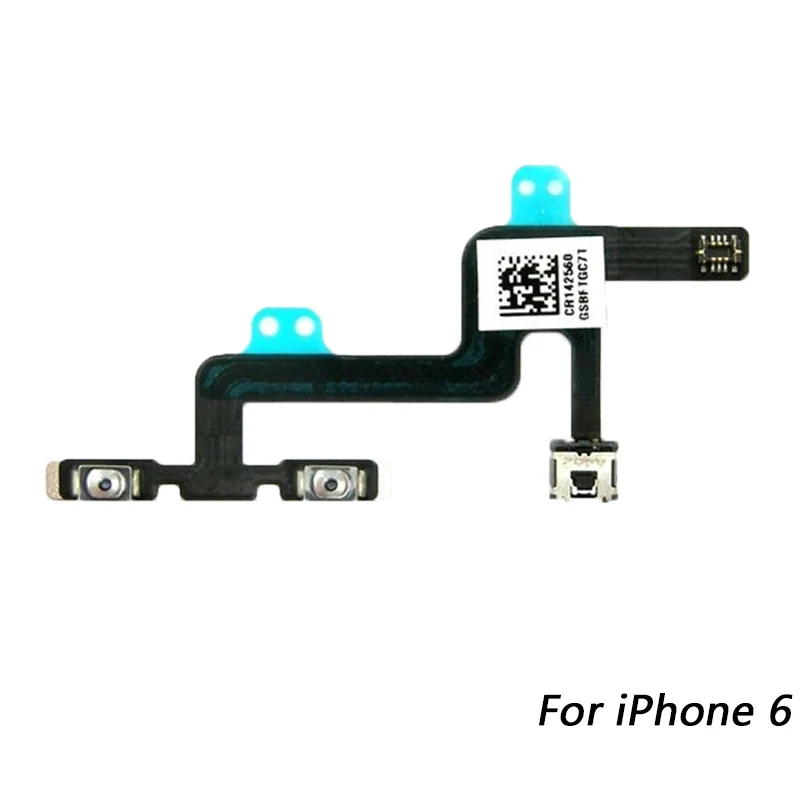 Для iPhone 5 5c 5S 6 6plus 6s 6s Plus 7 7 Plus мощность гибкий регулятор громкости кнопка отключения звука кнопка включения и выключения питания гибкий кабель
