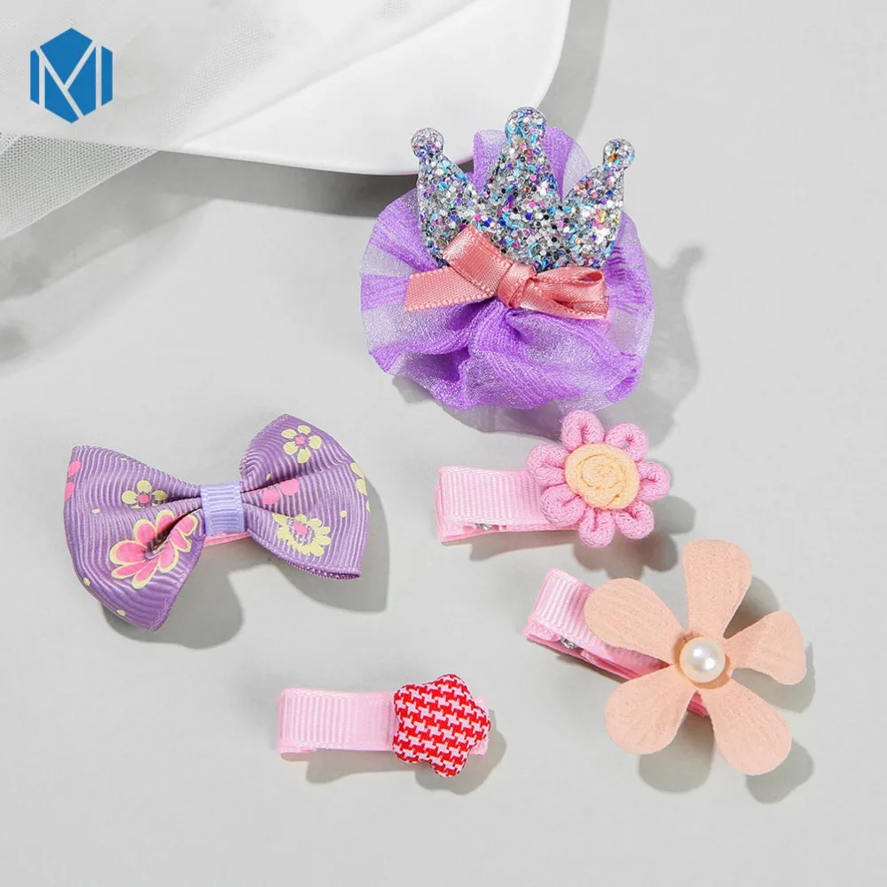 Заколки для волос новорожденных 5 шт./компл. Детские аксессуары с героями