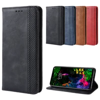 for lg g8 thinq case lg g8 g 8 wallet flip style leather vintage phone protective back cover for lg g8 thinq with photo frame
