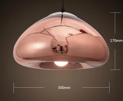 Copper2 Современный стеклянный подвесной светильник кухонный бар кофейня подвесной светильник Медный Серебряный солнцезащитные очки Золотой Серебряный - Цвет корпуса: Copper2