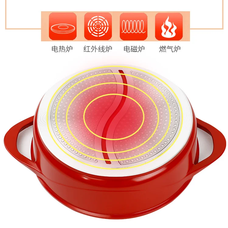 Китайский Sichuan антипригарный медицинский каменный горячий горшок Yuanyang с двумя