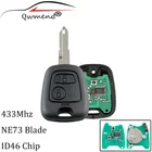 Пульт дистанционного управления NE73 с 2 кнопками для PEUGEOT 206 433 МГц с чипом транспондера PCF7961