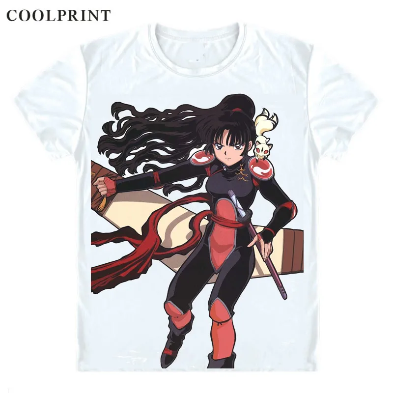 Футболка для косплея Sango InuYasha мужская повседневная футболка с федальной