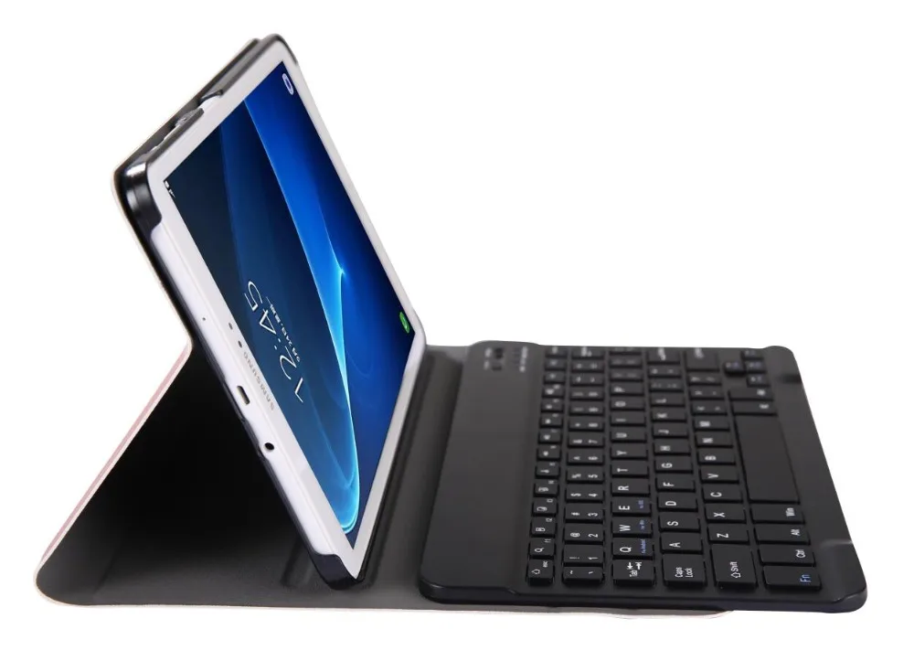 Тонкий чехол для клавиатуры Samsung Galaxy Tab A 10 1 2016 T580 T585 Съемная Bluetooth клавиатура с Wi Fi