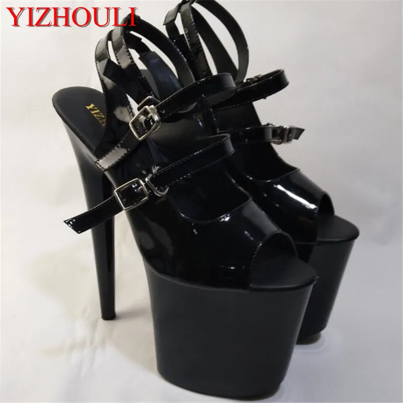 Sexy 8-inch pole dancing club with high-heeled sandals and super high 20cm women's dancing shoes