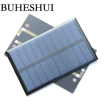 BUHESHUI 1.2W 5V Mini Solar Panel Solar Cell DIY Soar Charger Polycrystalline Education 110*69MM 50pcs Wholesale Free Shipping