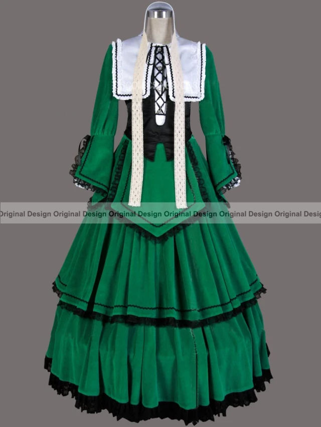 Design 11 Rozen Maiden Джейд Стерн шинку Souseiseki Готическая группа костюмы персонажей аниме одежда косплей костюм, индивидуальные принимаются - Цвет: Design 11