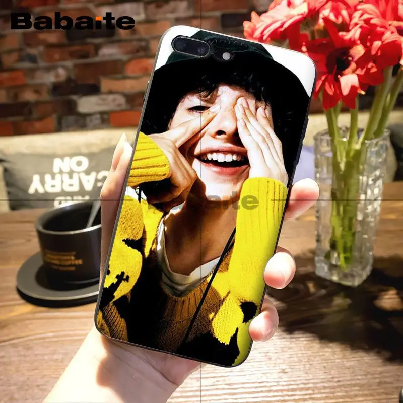 Babaite Finn Wolfhard Stranger Things TPU черный чехол для телефона для Apple iPhone 8 7 6 6S Plus X XS MAX 5 5S SE XR 11 11pro 11promax