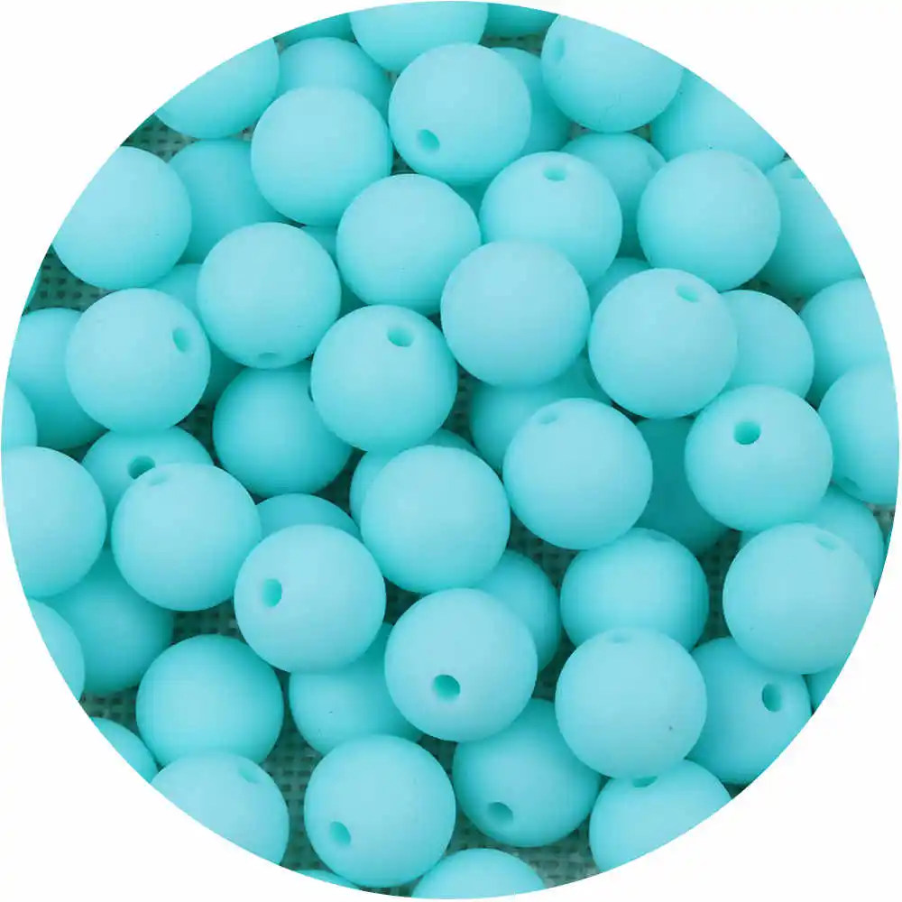color 62 TYRY. HU 50 шт. 12 мм Силиконовые Прорезыватели для зубов детские жевательные прорезыватели пустышки бусы-клипсы пищевого силикона BPA бесплатные Прорезыватели для зубов - Цвет: color 62