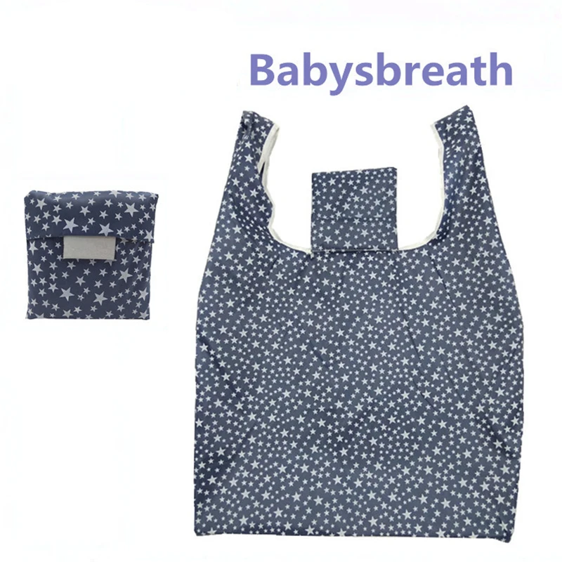 Unisex Foldable Handy Shopping Bag Reusable Tote Pouch Recycle Waterproof Storage Handbags Sample Travel | Багаж и сумки